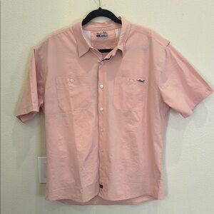 Salt Life Pink Short Sleeve Casual Shirt
